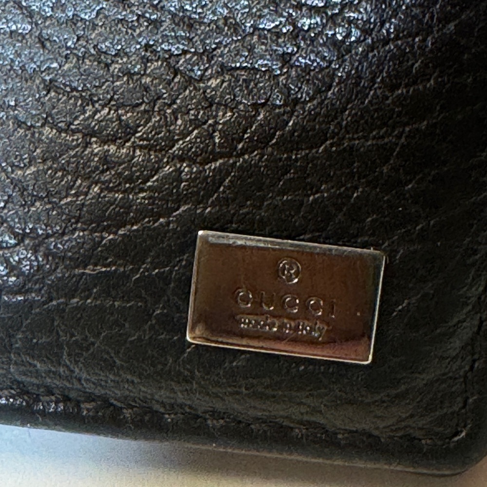 Gucci Classic Black Sofa Leather Men's Bifold Wallet in good condition - Picture 7 of 15